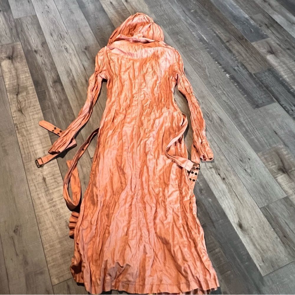 Peruvian connection long coral jacket size 6 - Picture 4 of 9